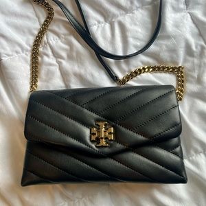 Tory Burch Kira Chevron Chain Wallet